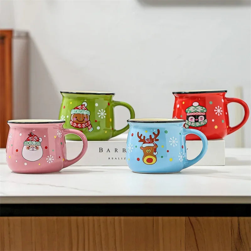 Christmas Friends Ceramic Mugs